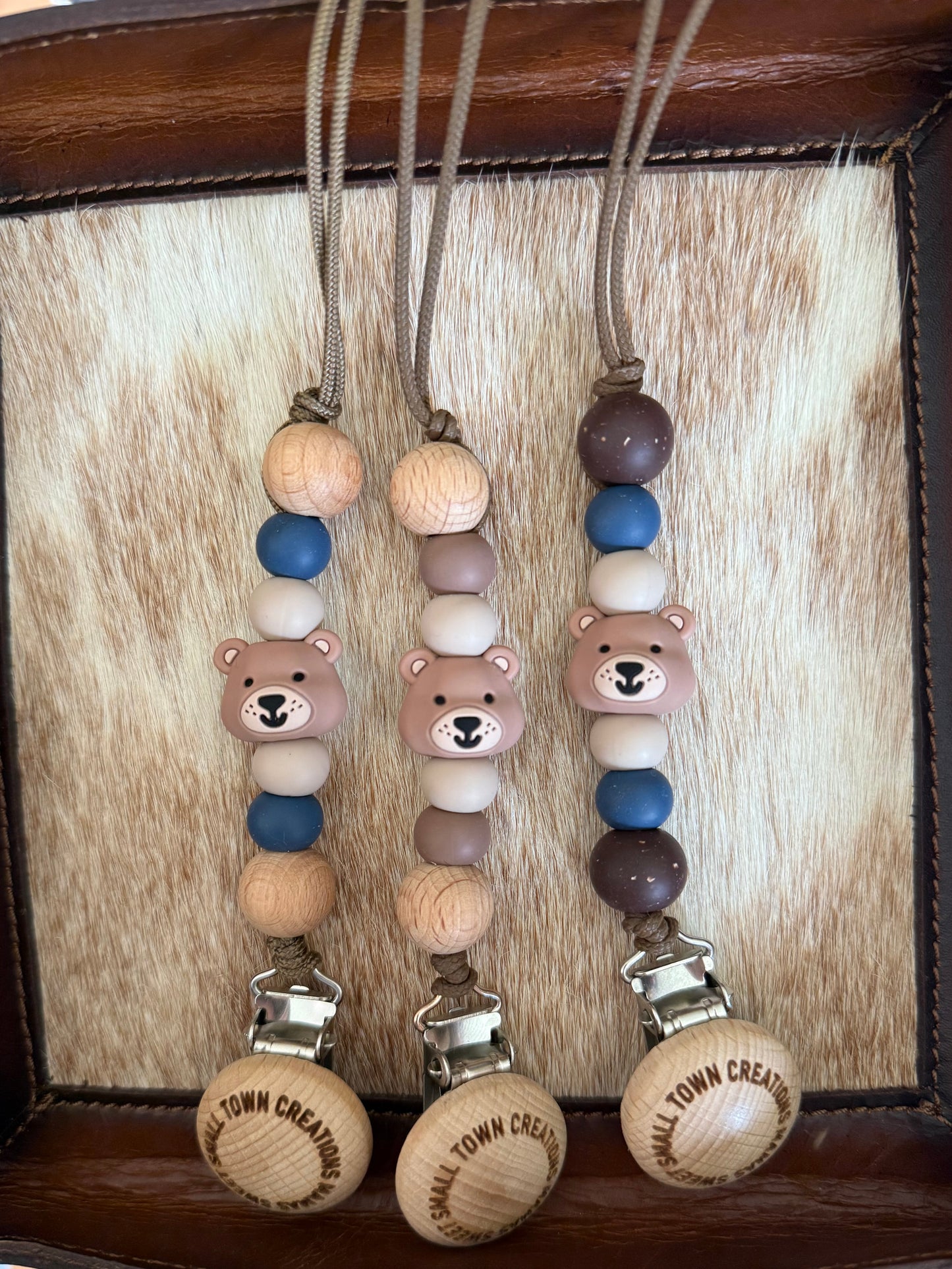 Teddy Bear Pacifier Holder