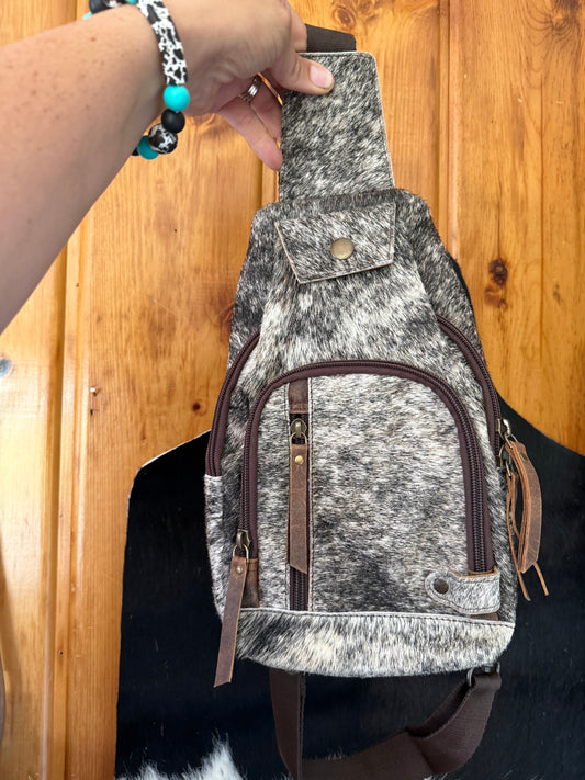 Cowhide Sling Bag