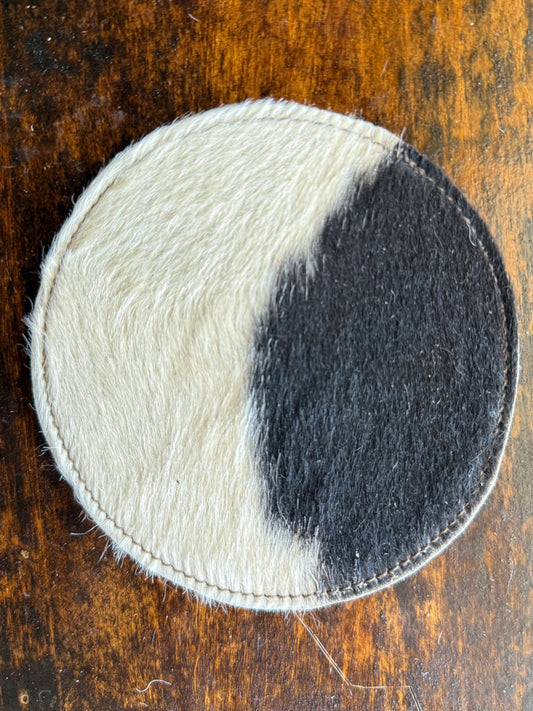 Genuine Cowhide Coaster