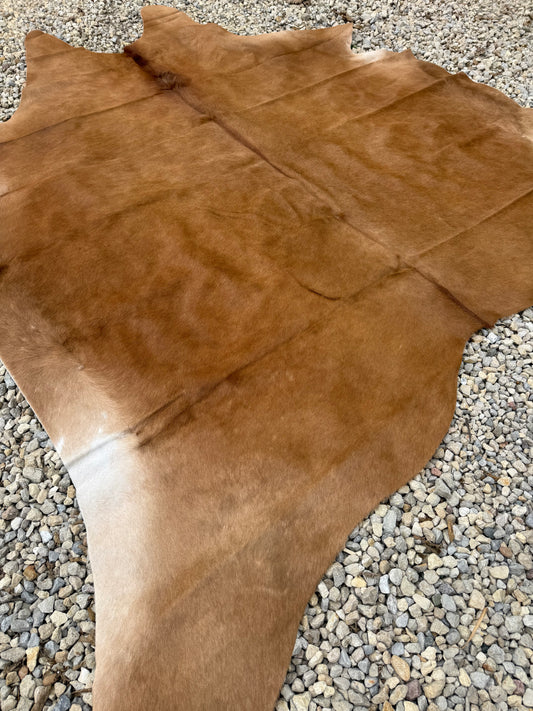 Light Brown Genuine Jumbo Cowhide Rug #30