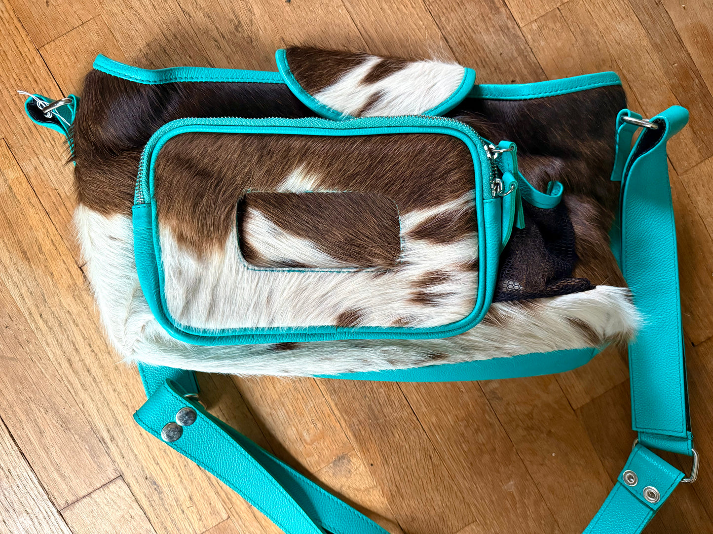 Genuine Cowhide Stroller Bag