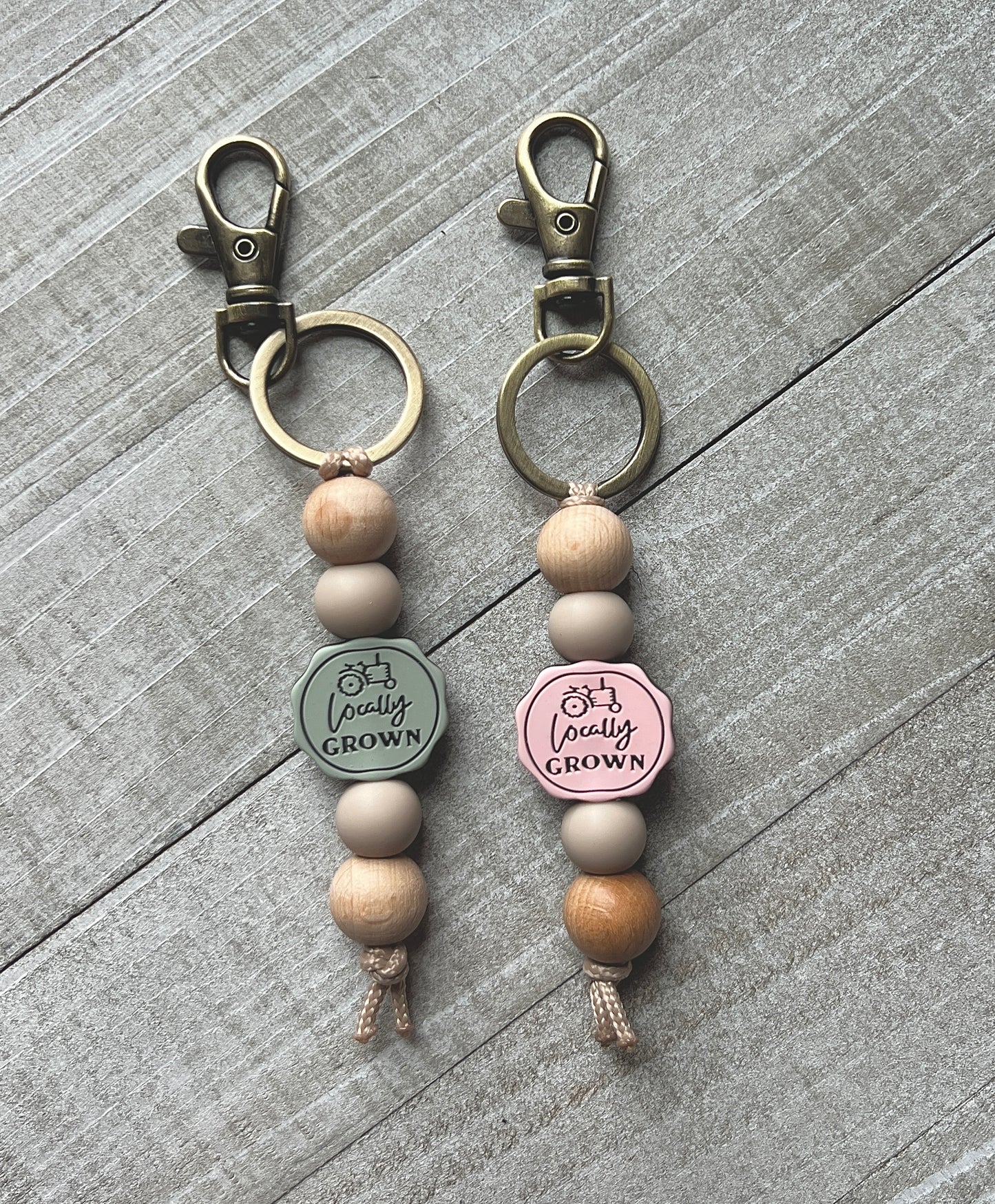 Locally Grown Keychain