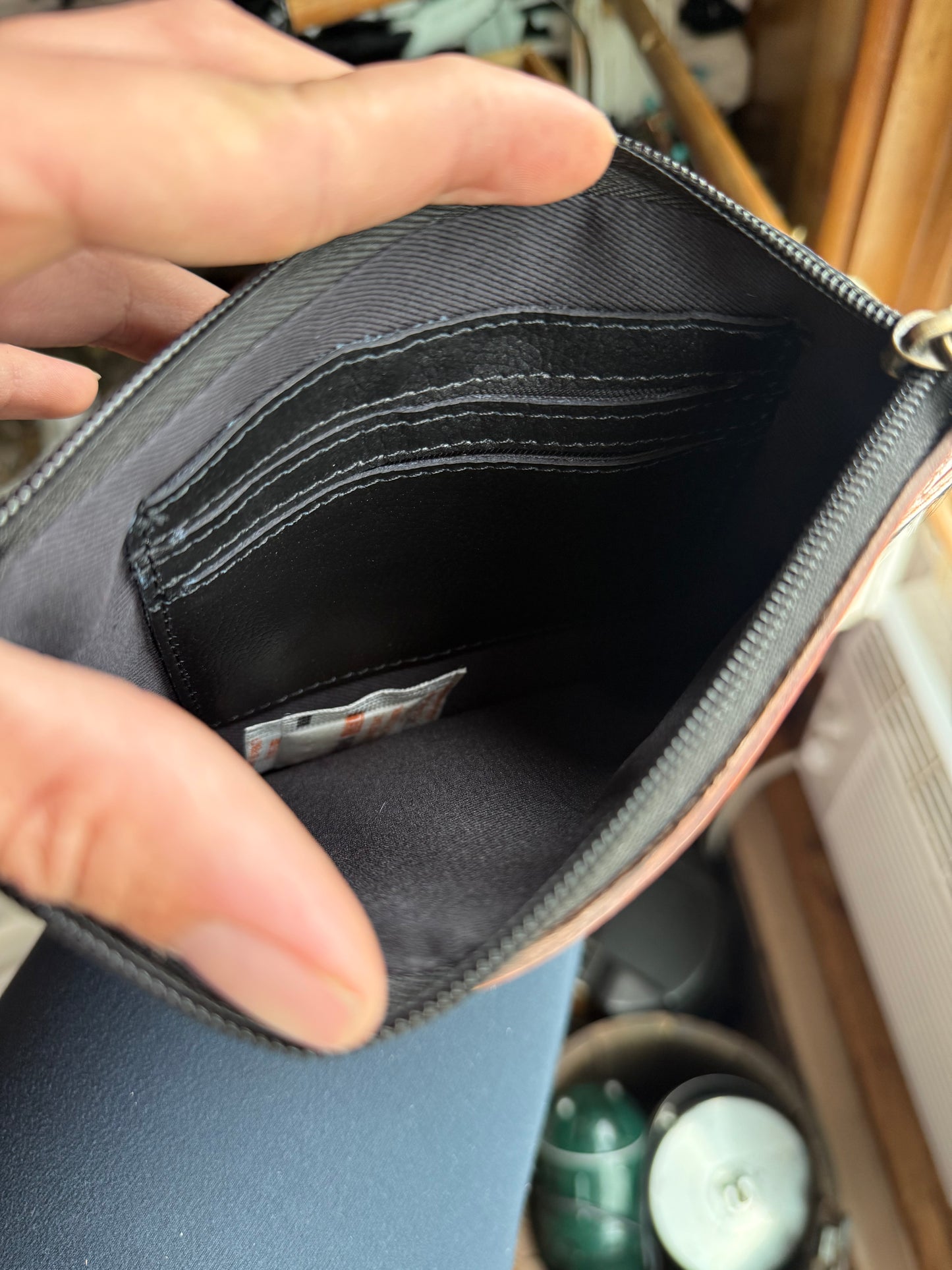 Genuine Cowhide Wristlet Wallet