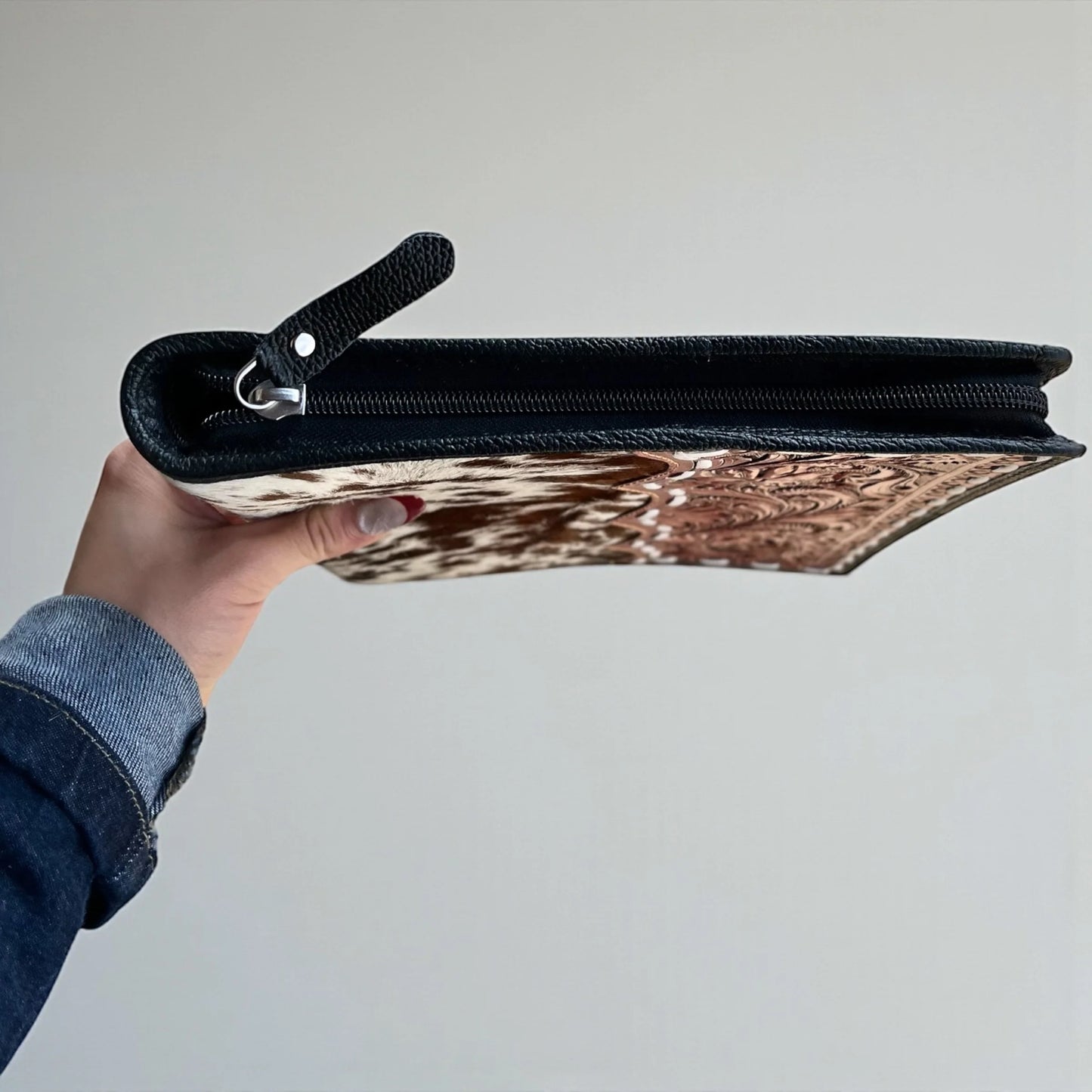 Planner Tooled Leather Cowhide