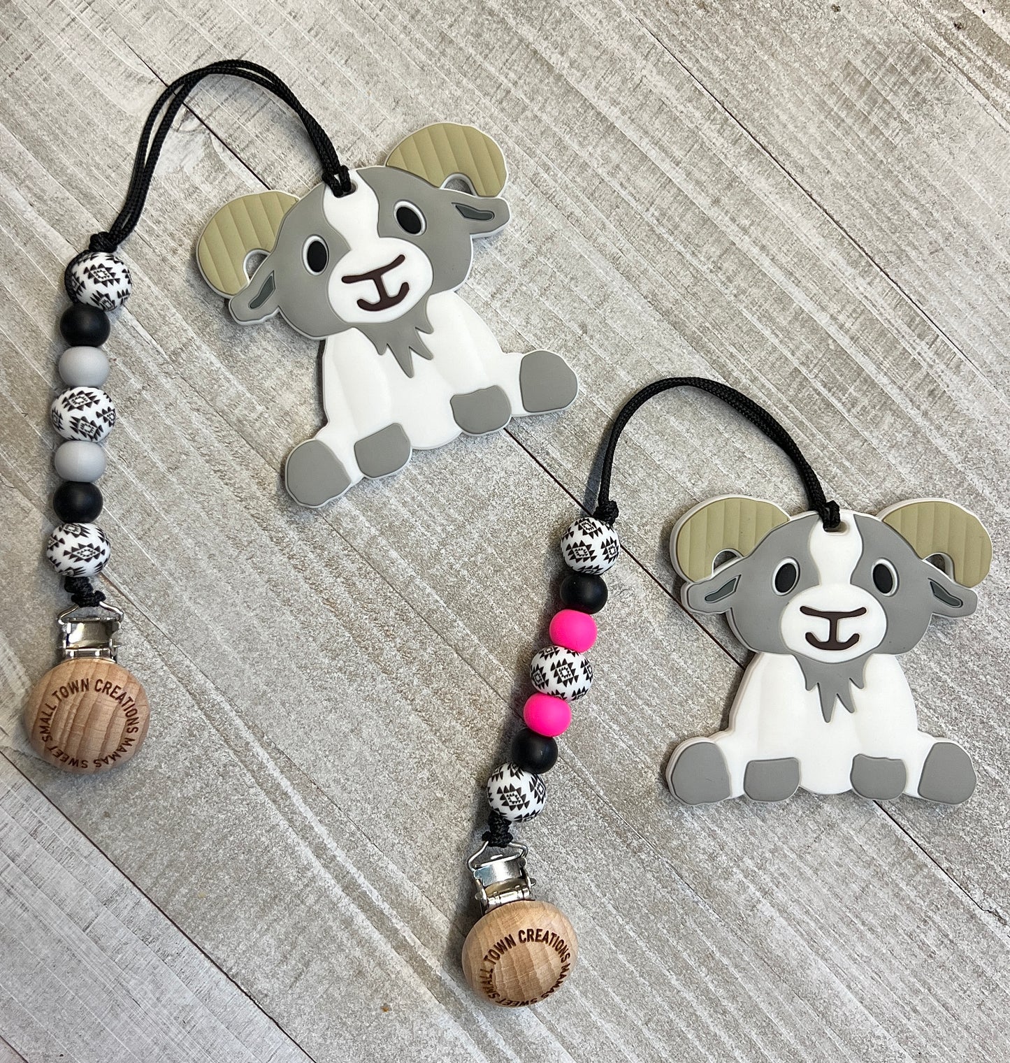 Aztec Goat Teether Set