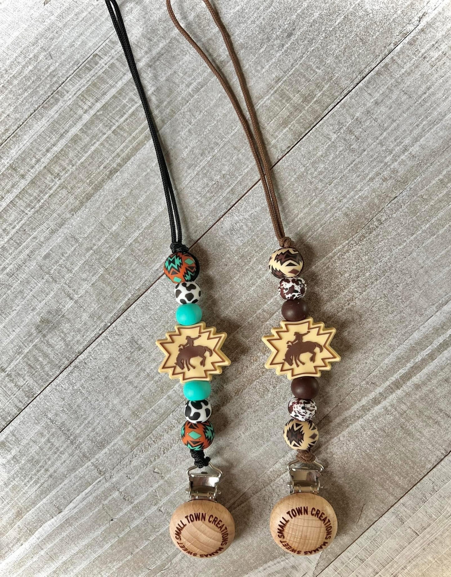 Bucking Horse Pacifier Holder