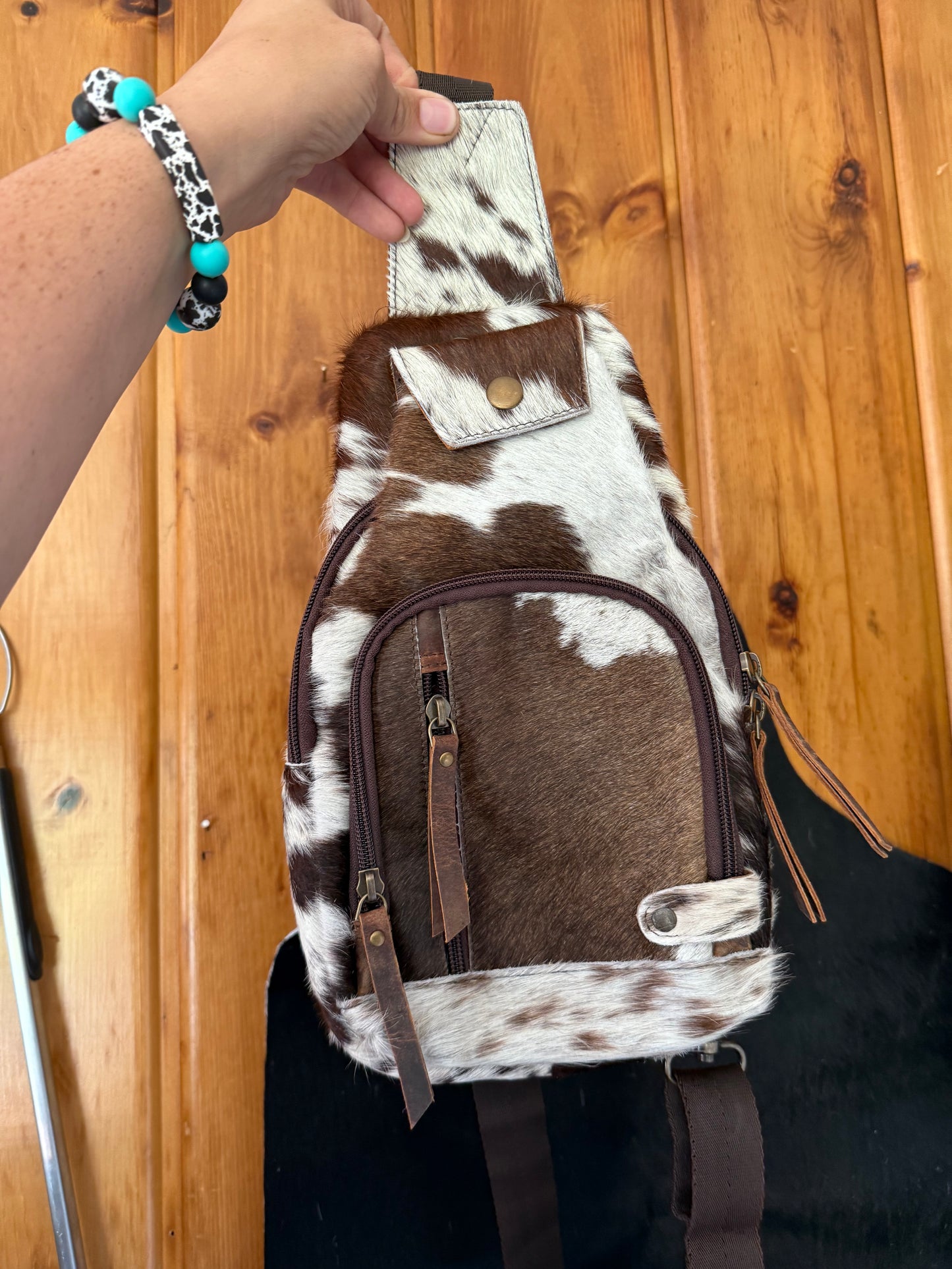 Cowhide Sling Bag