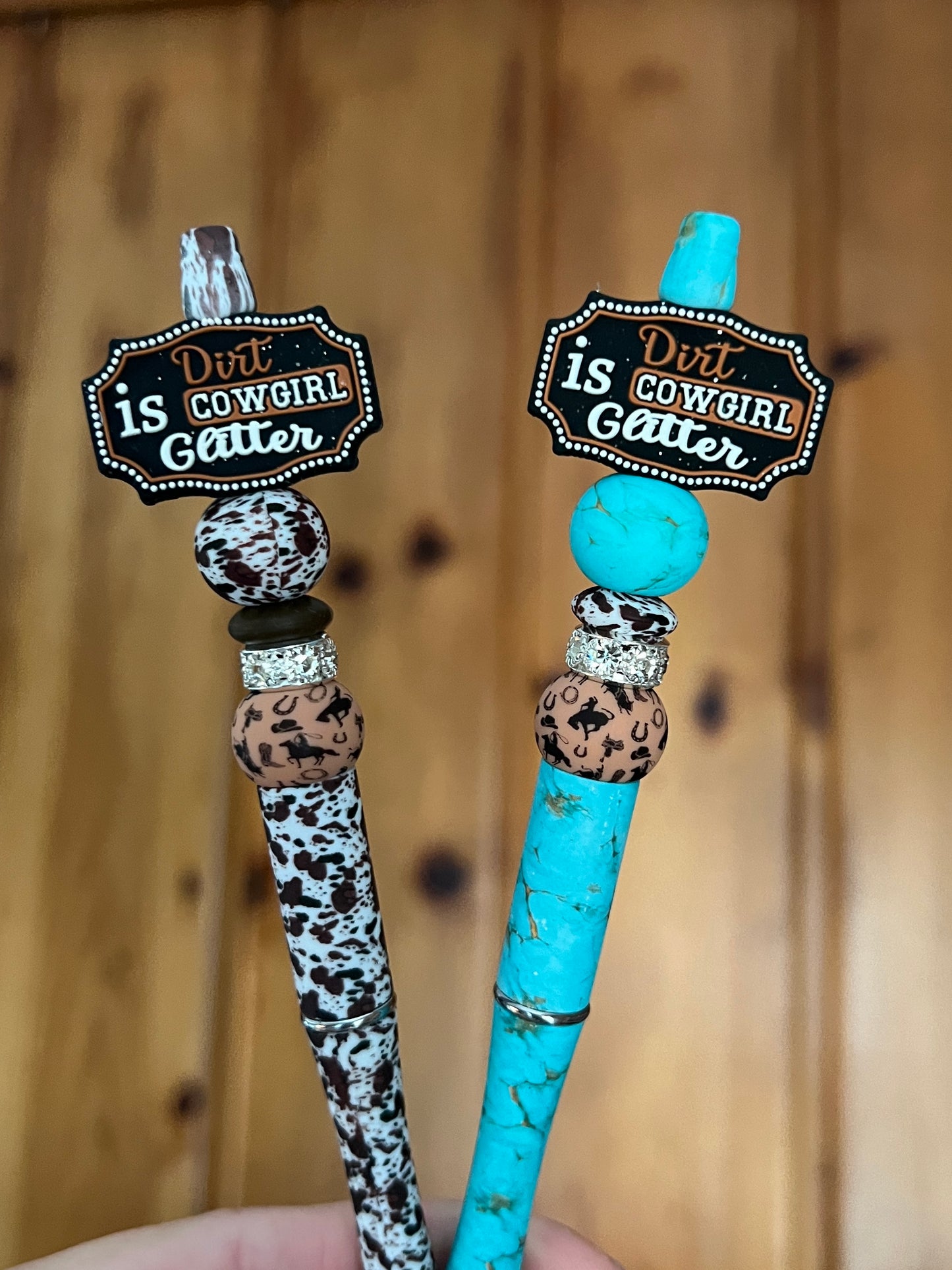 Dirt is Cowgirl Glitter Pen