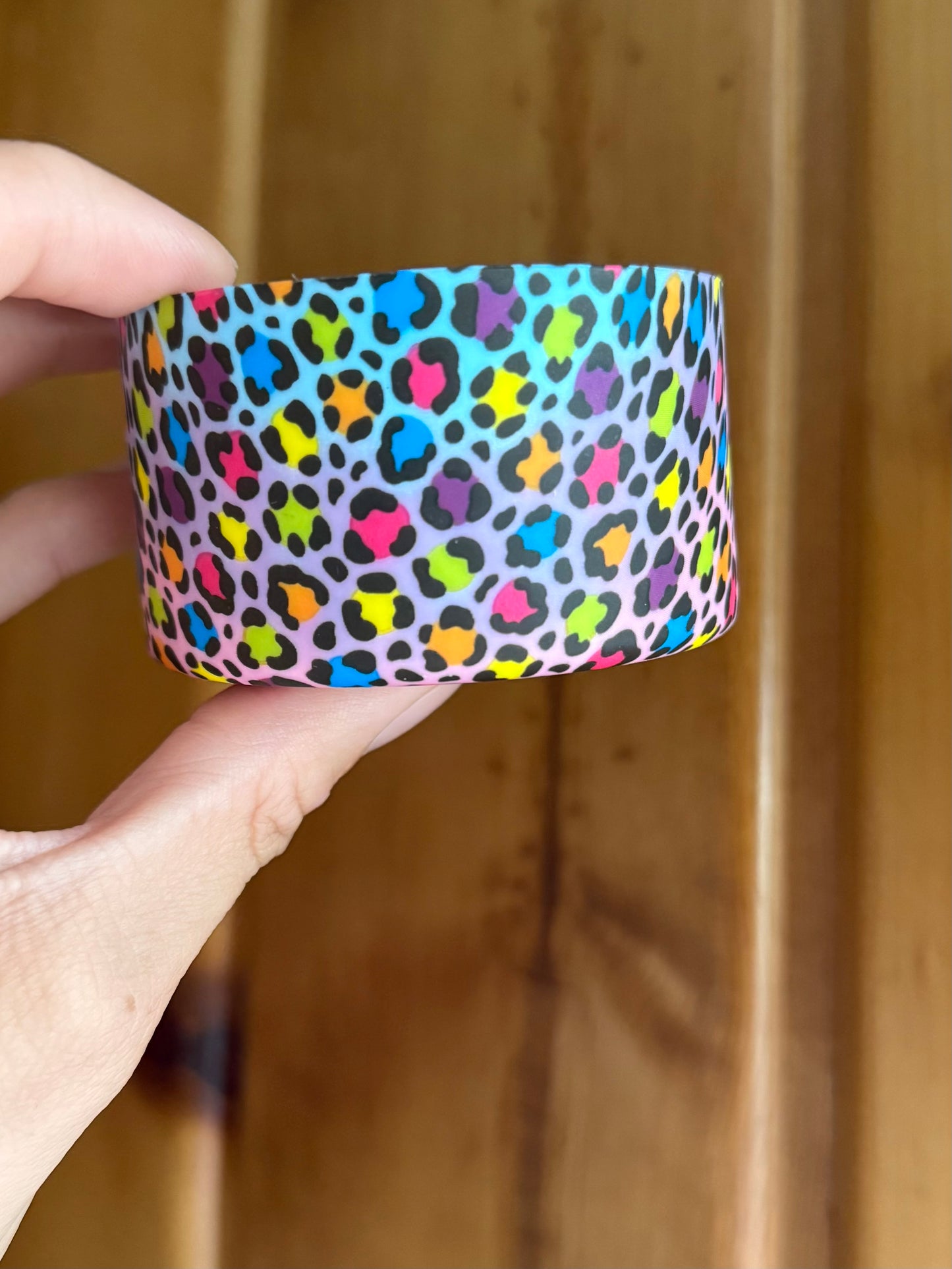 Rainbow Cheetah Tumbler Boot