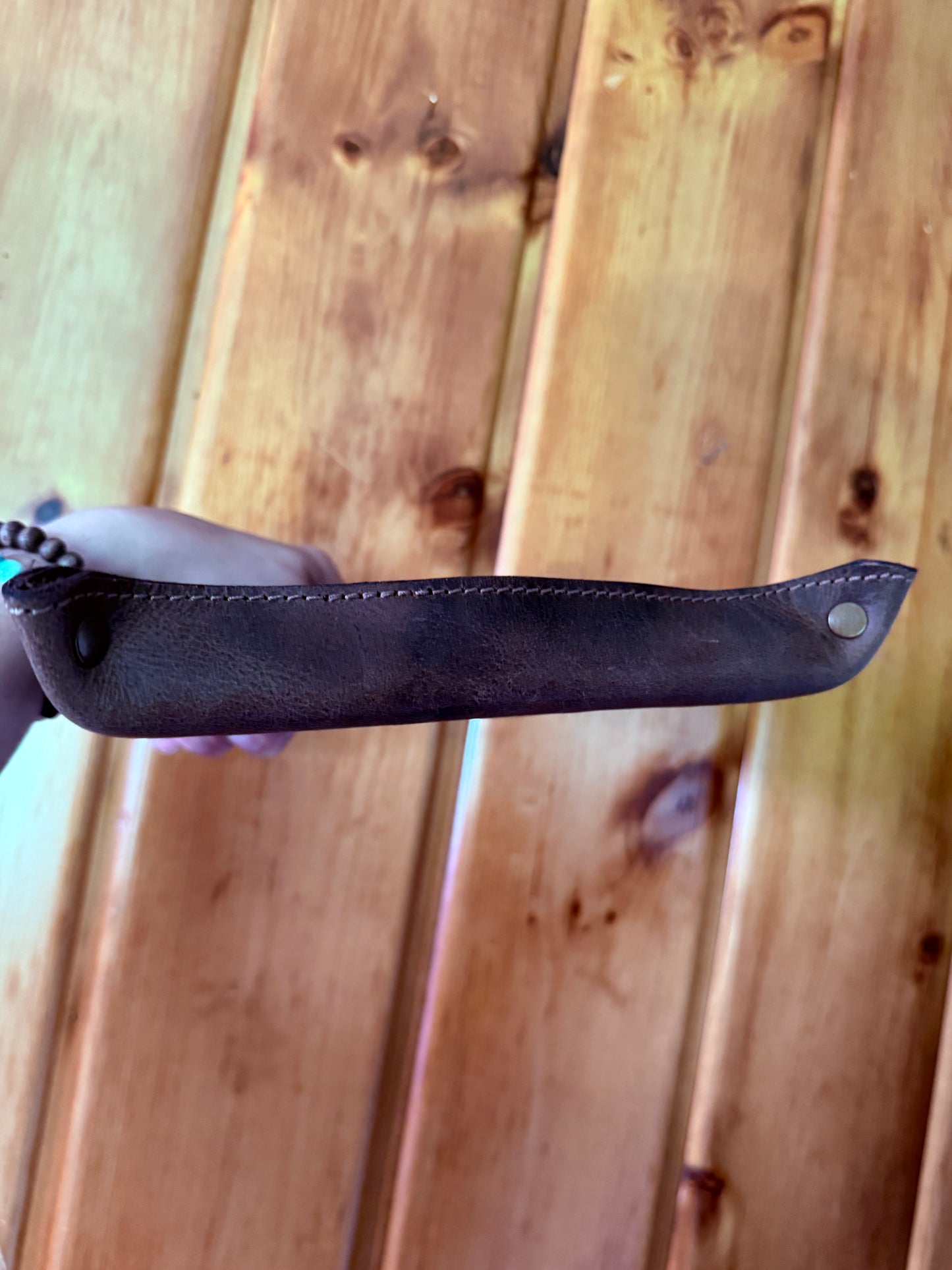 Brown Aztec Saddle Fabric Tray