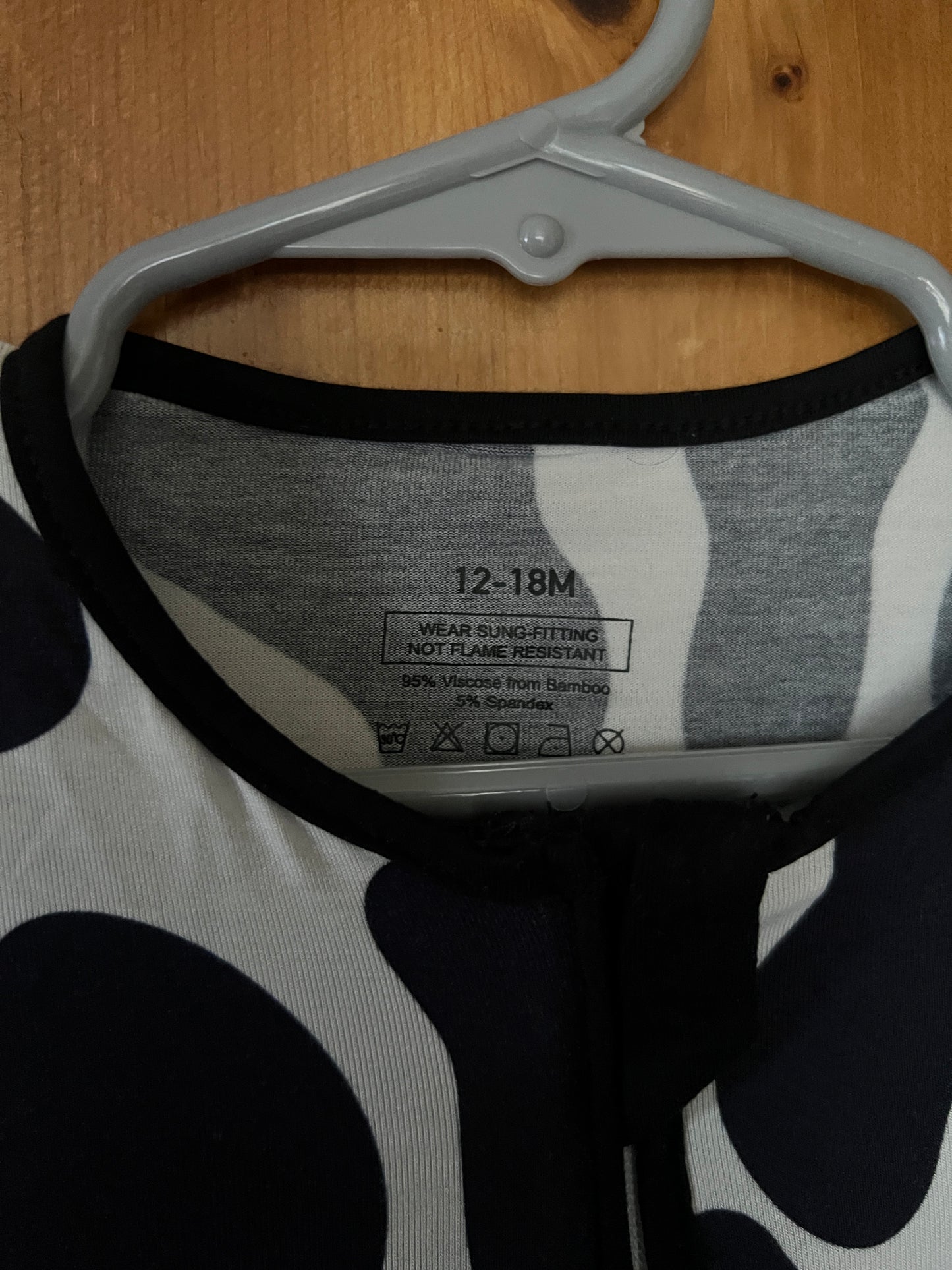 Bamboo Cow Print Sleeper