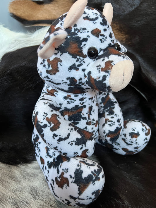 Cowhide Cow Plushie