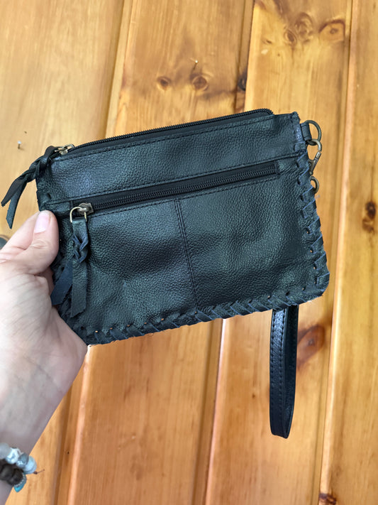Genuine Cowhide Wristlet Wallet