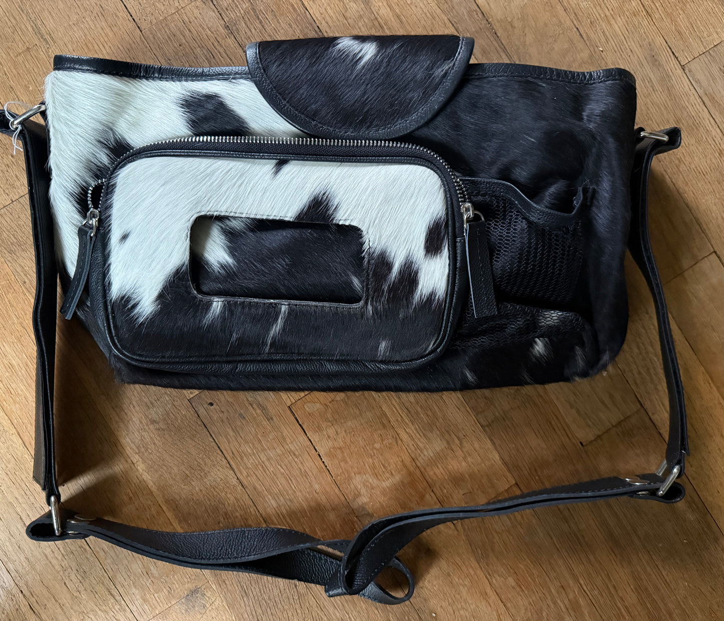 Genuine Cowhide Stroller Bag