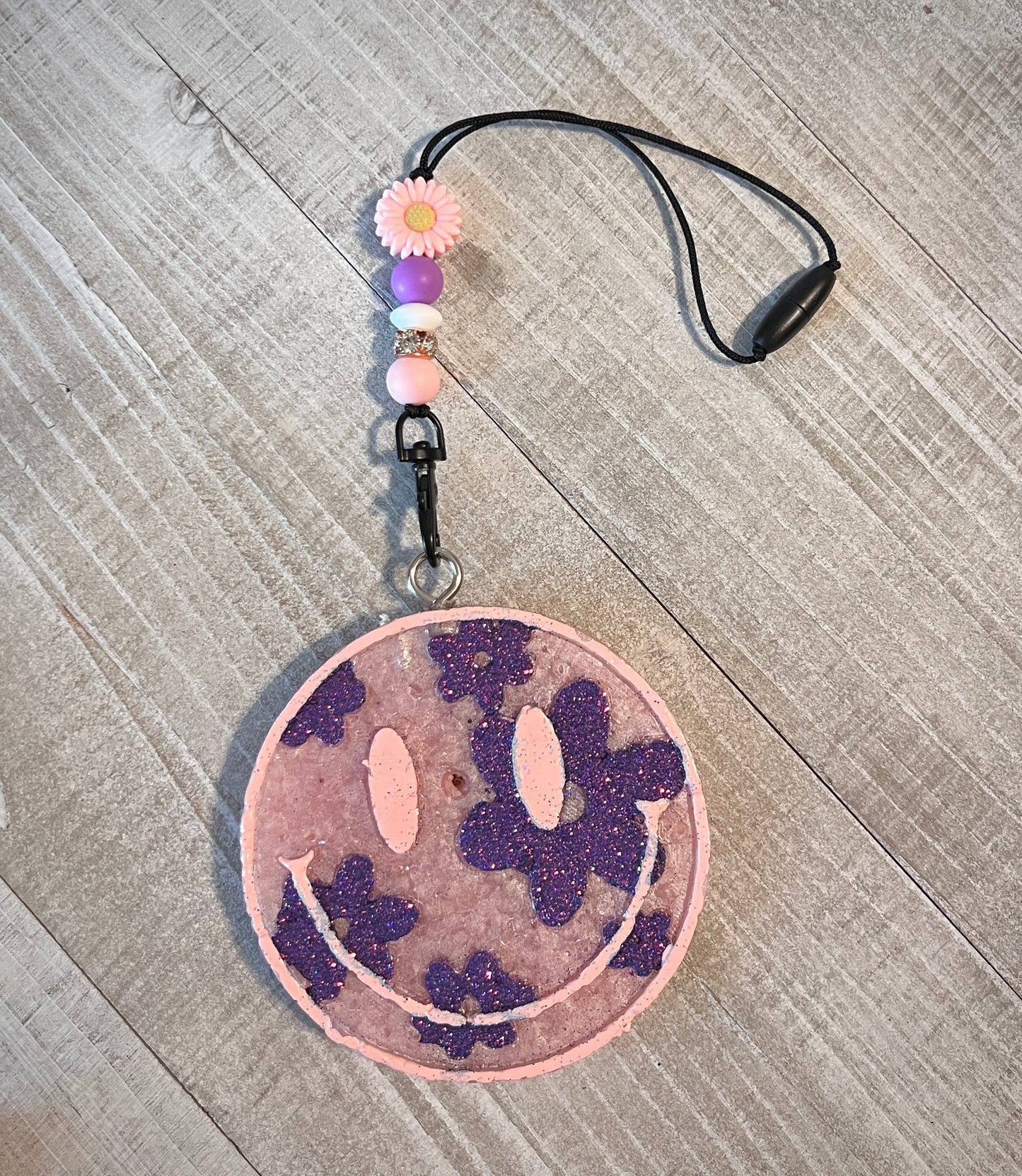 Pink And Purple Floral Smile Freshie Set