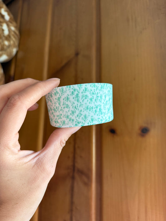 Turquoise Dainty Floral Tumbler Boot