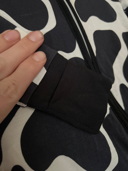 Bamboo Cow Print Sleeper
