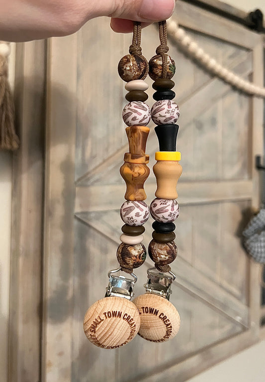 Duck Call Pacifier Holder