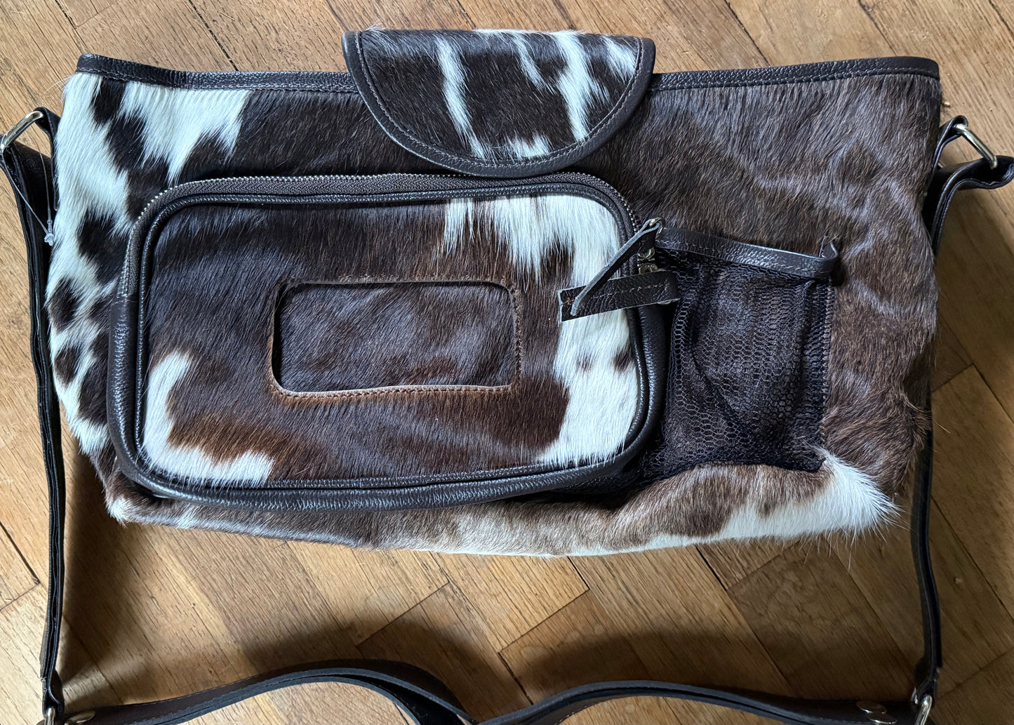 Genuine Cowhide Stroller Bag