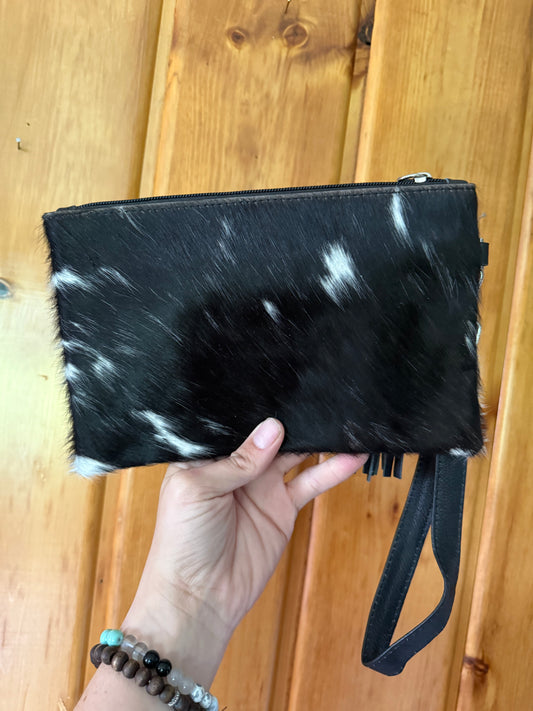 All Genuine Cowhide Wristlet Wallet