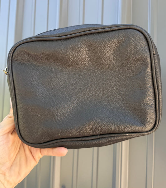 Dark Brown Genuine Cowhide Wipes Cover