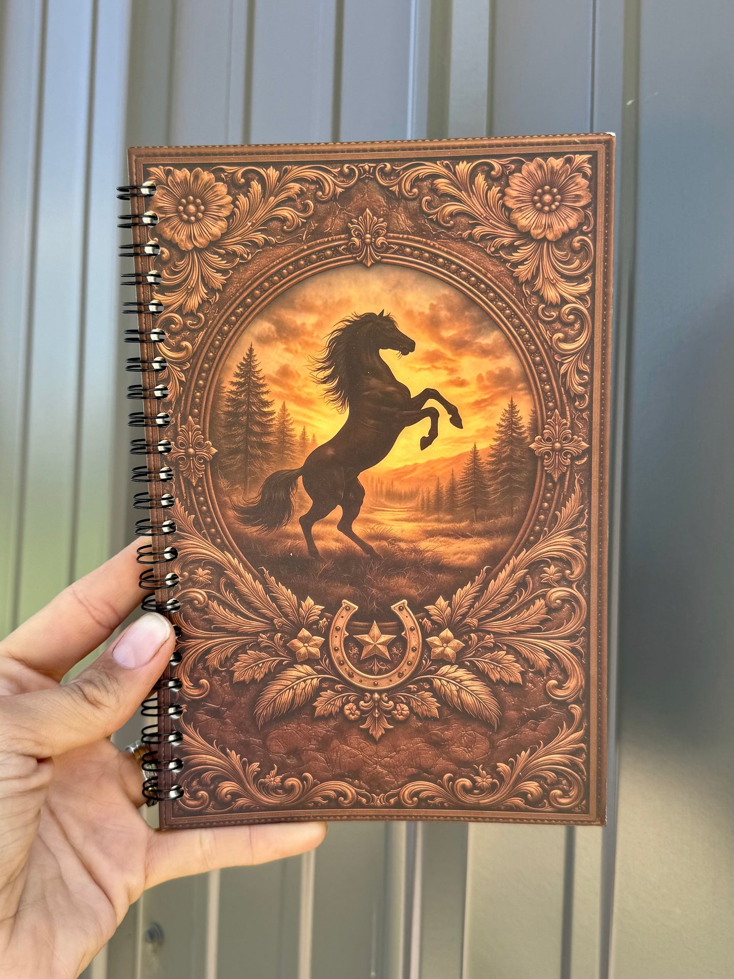 Spiral Western Notebook