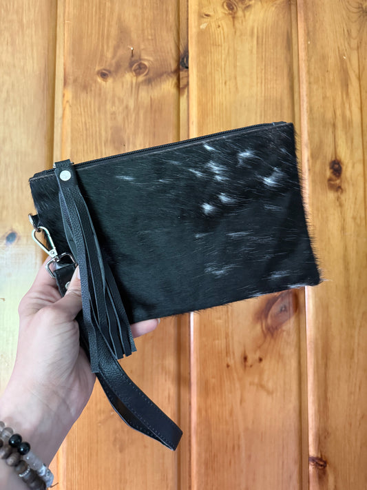 All Genuine Cowhide Wristlet Wallet