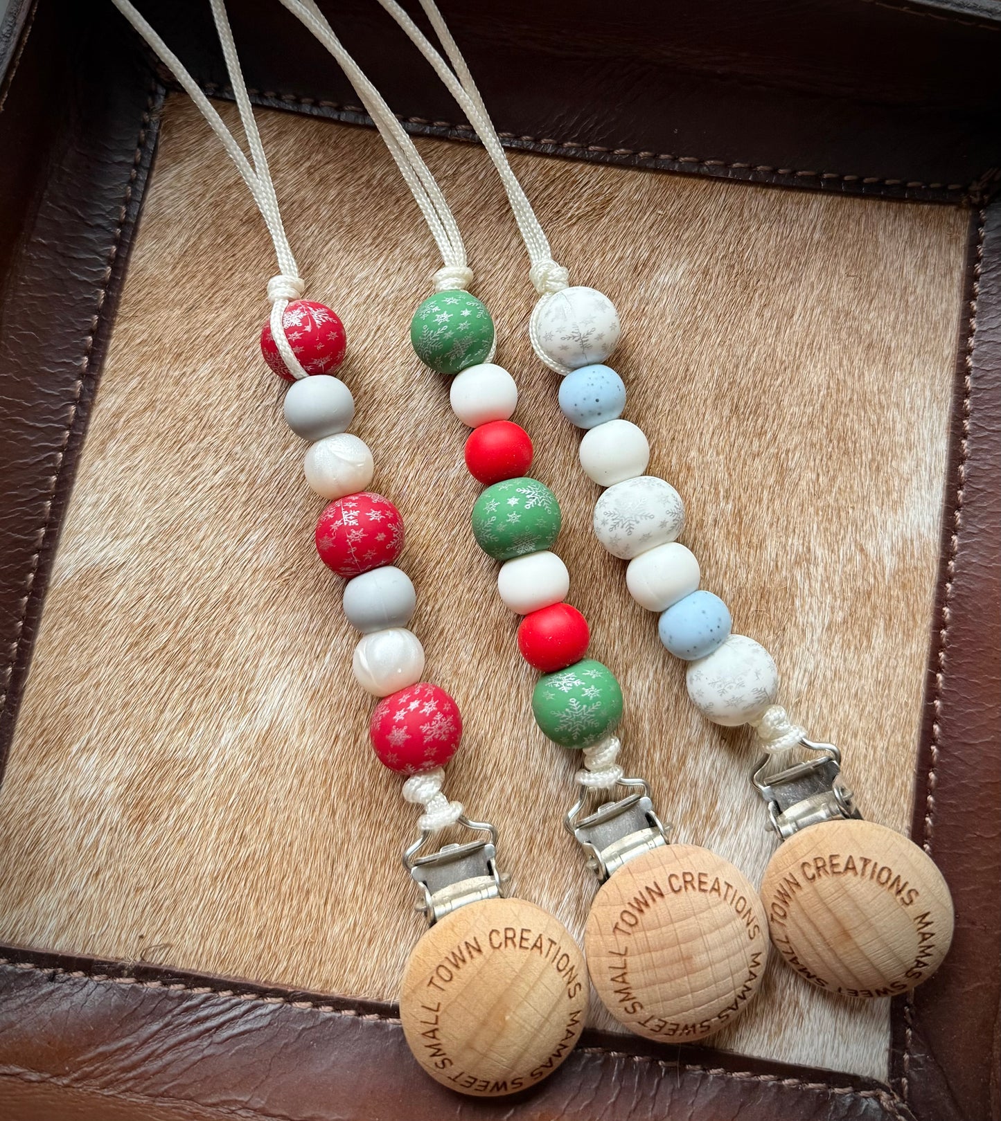 Christmas Pacifier Holder