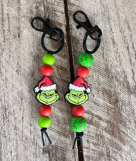 Mean Green Guy Keychain