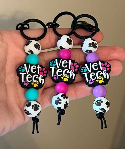 Vet Tech Keychain