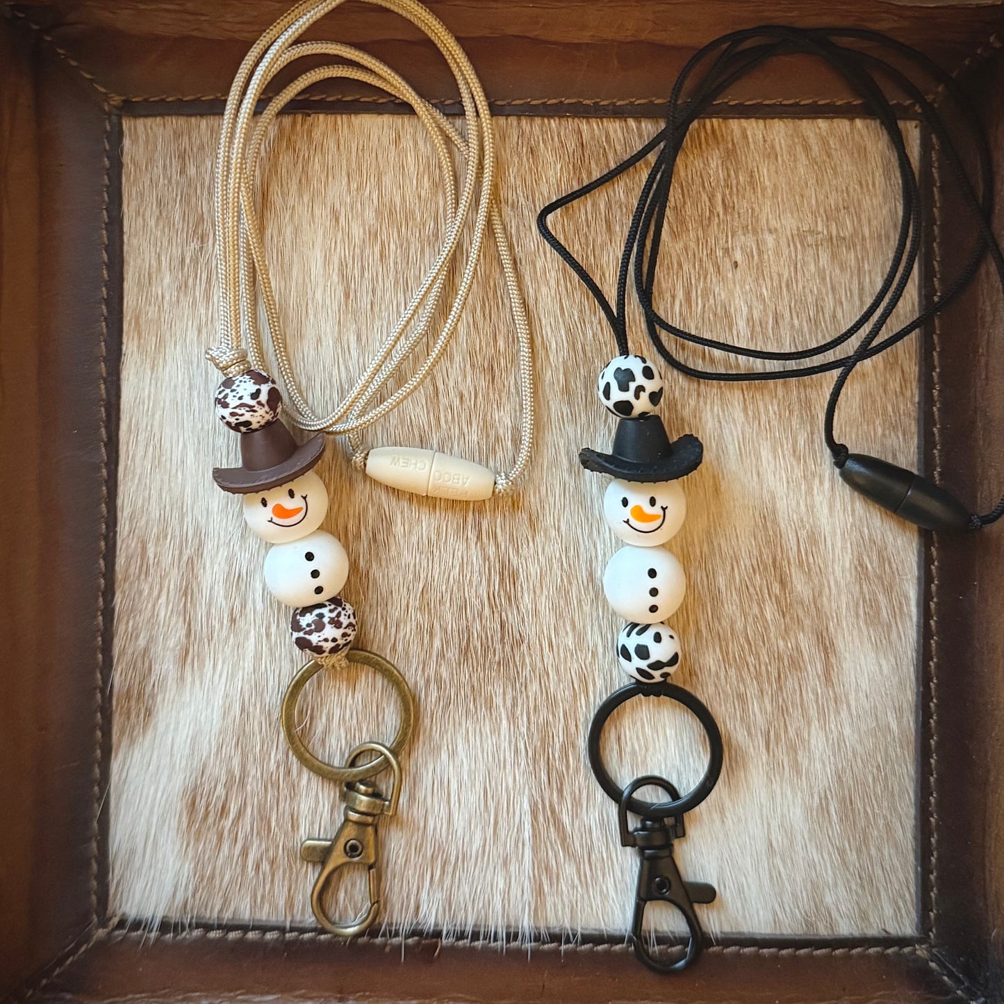 Snowman Lanyard
