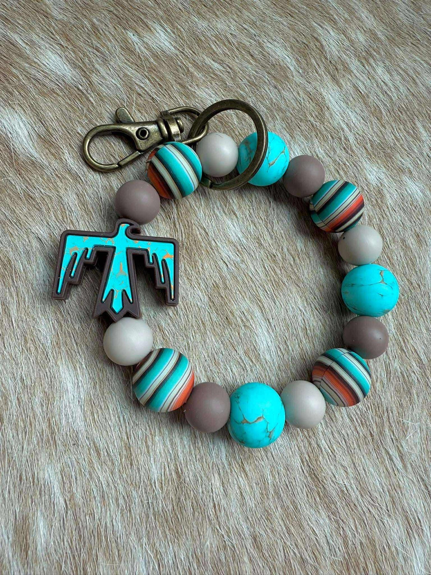 Thunderbird Keychain Wristlet