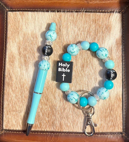 Turquoise Bible Jesus Bundle
