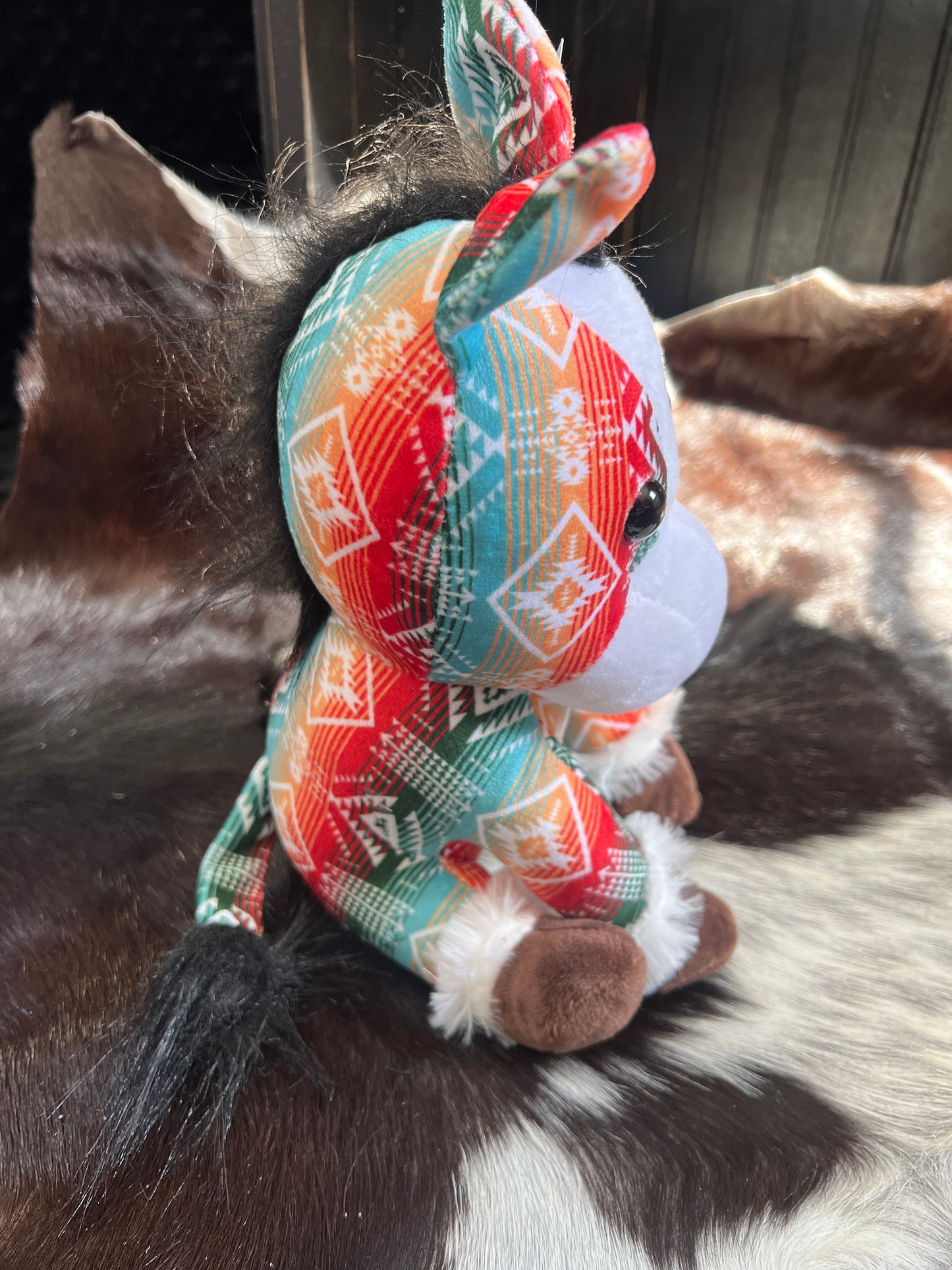 Serape Aztec Horse Plushie