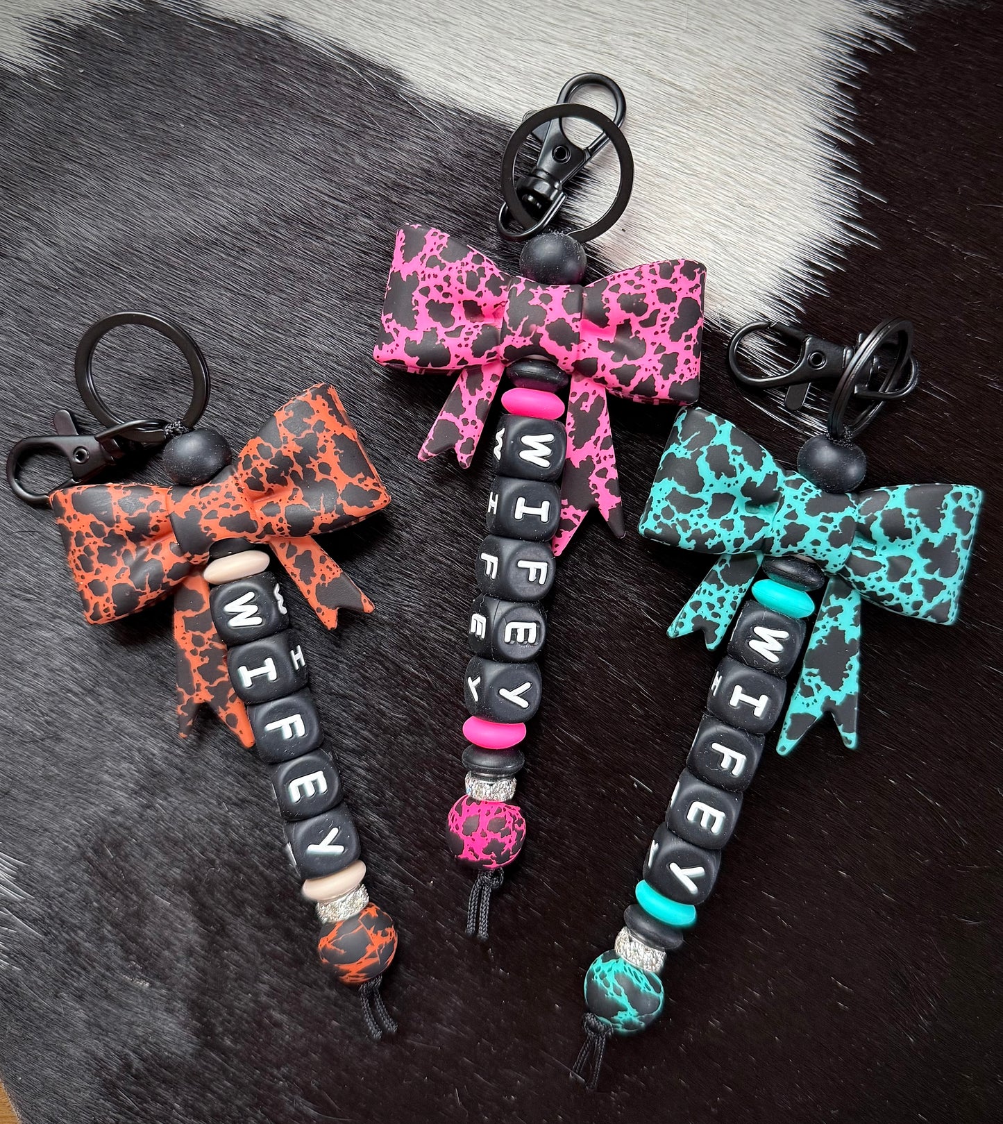 Wifey Name Keychains