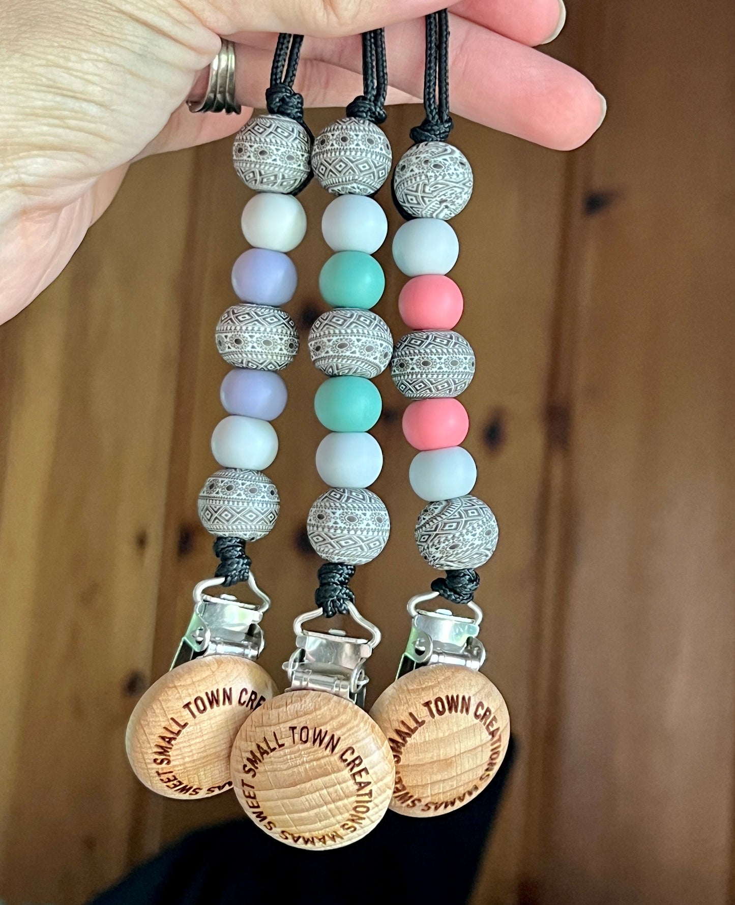 Aztec Pacifier Holder