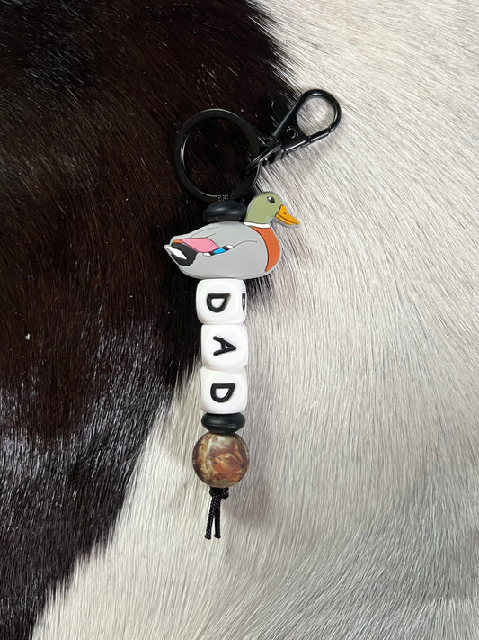 Mallard Dad Keychain