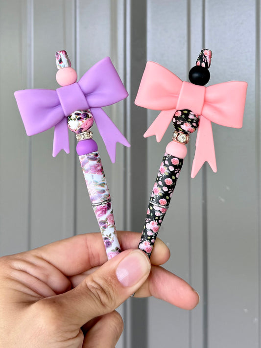 Floral Big Bow Pen