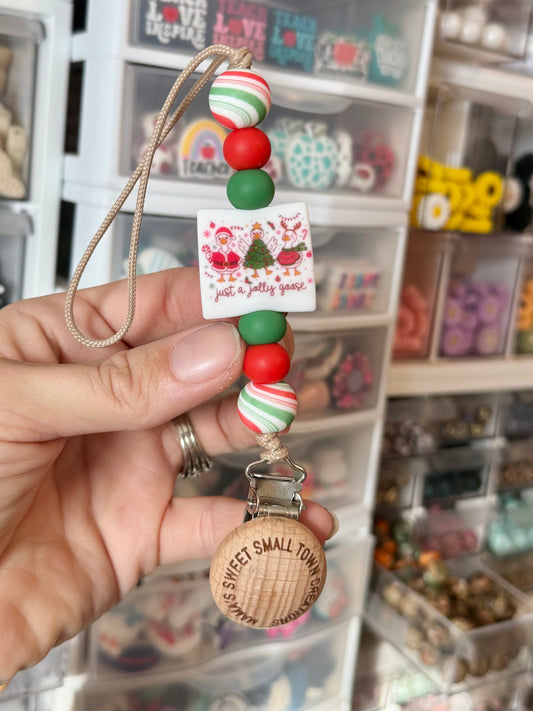 Just a Silly Goose Pacifier Holder