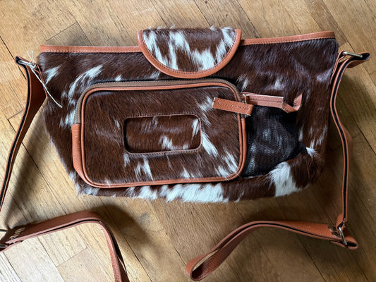 Genuine Cowhide Stroller Bag