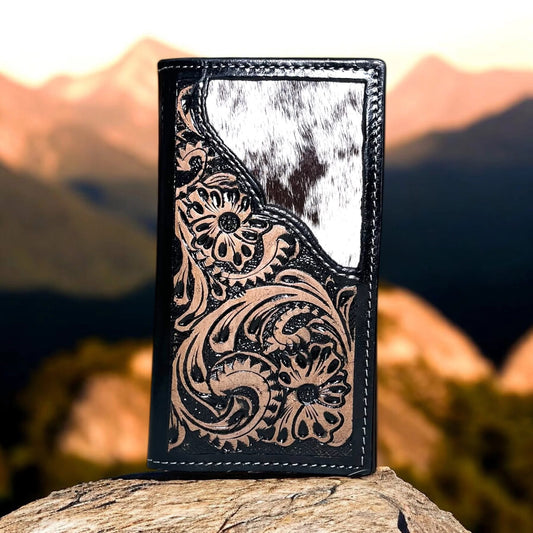 Men’s Tooled Wallet Cowhide