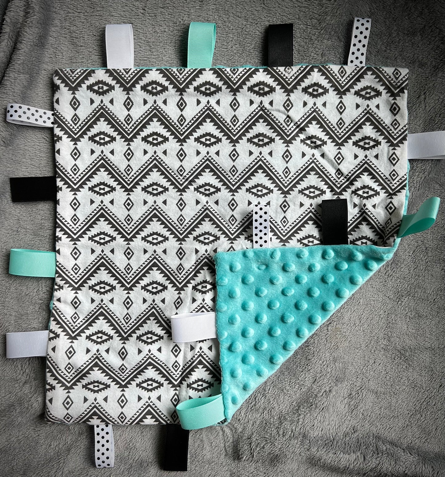 Aztec Taggie Blanket