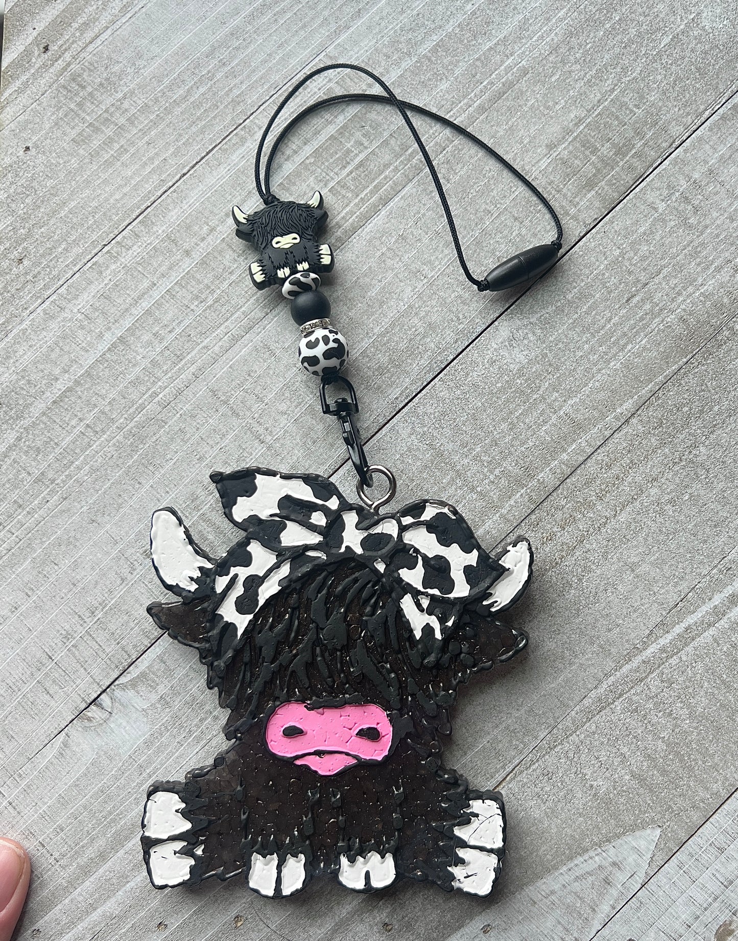 Cow Print Highland Cow Freshie Set
