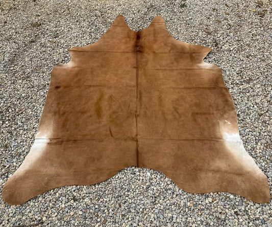 Light Brown Genuine Jumbo Cowhide Rug #30
