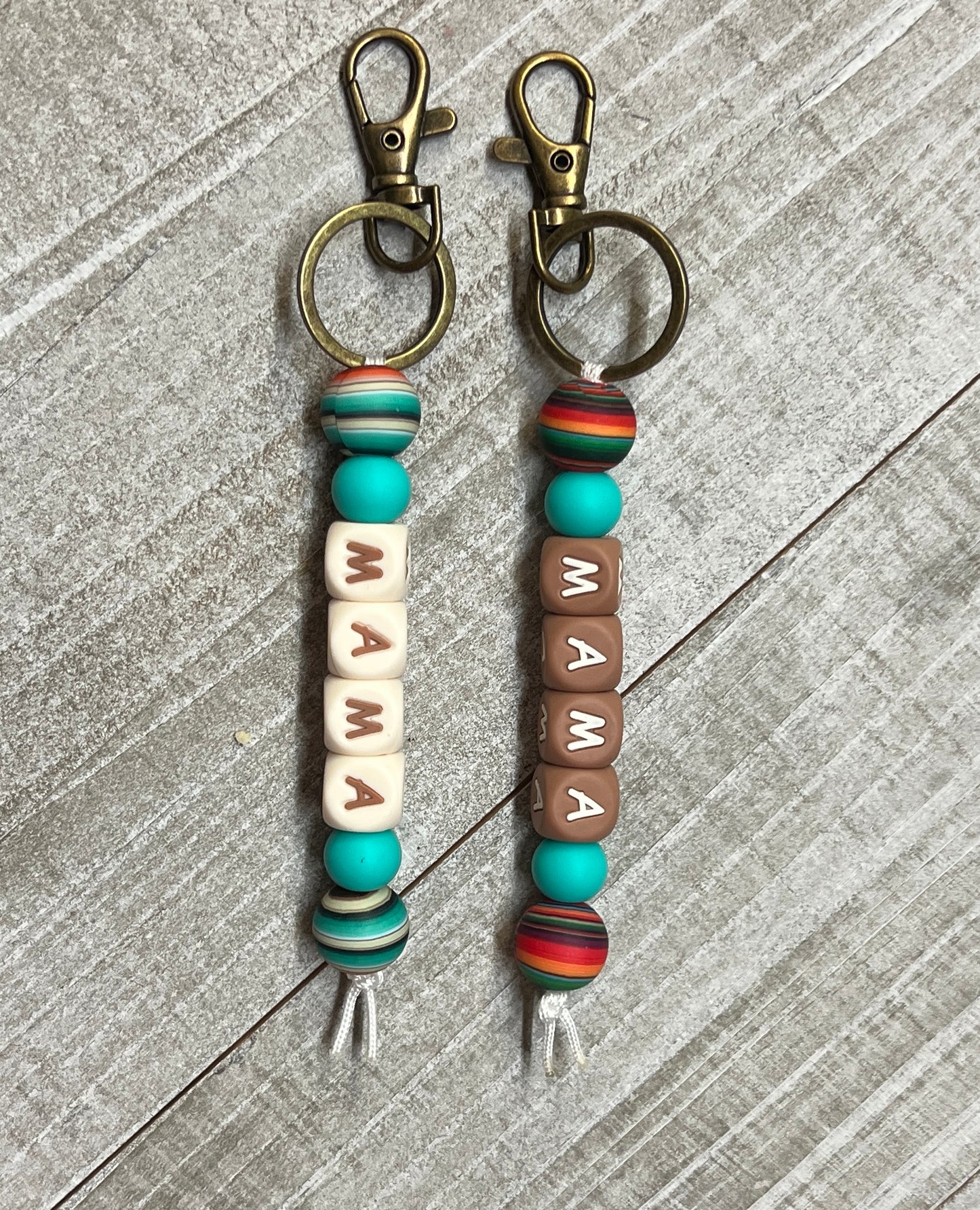Serape Mama Straight Keychain