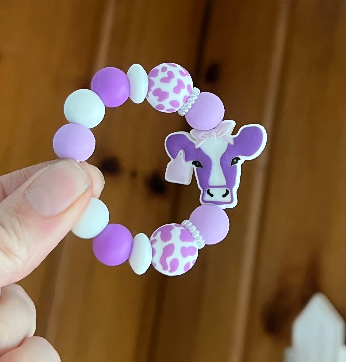 Purple Cow Tumbler Boot Charm