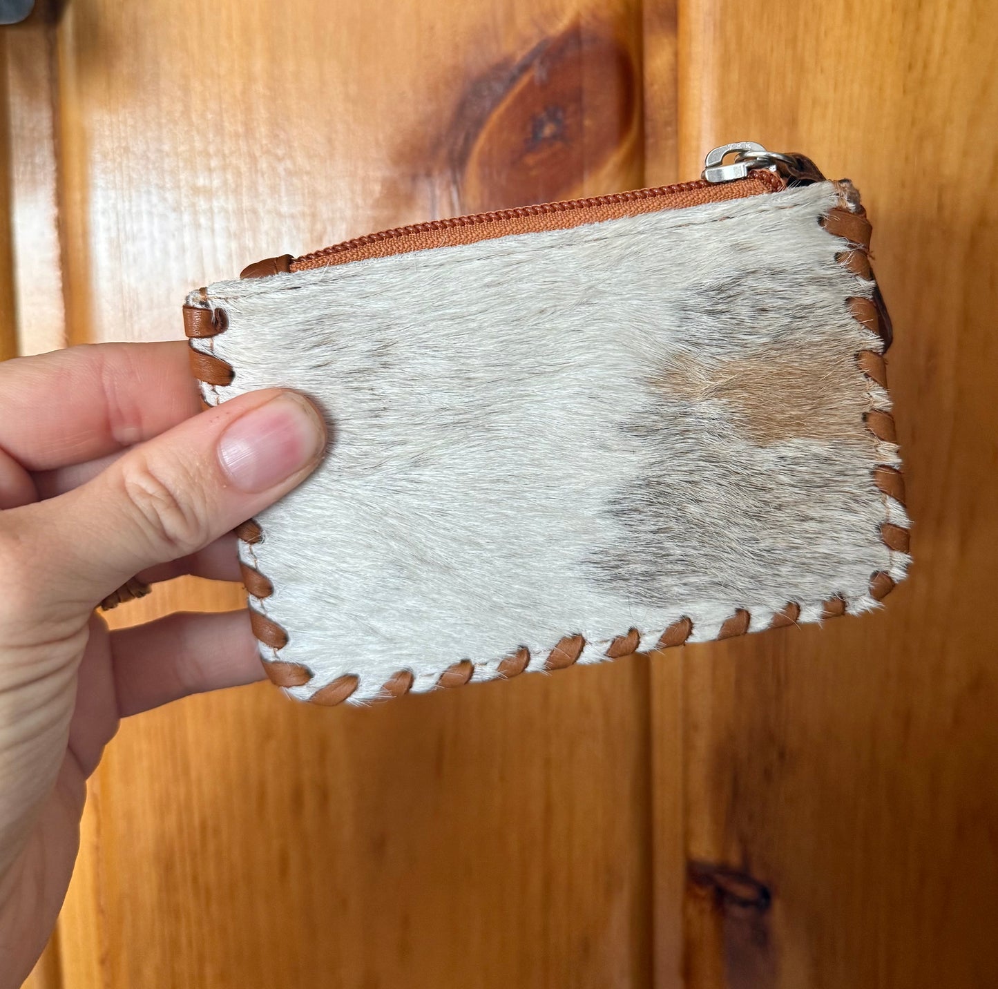 Tooled Flower Coin Purse