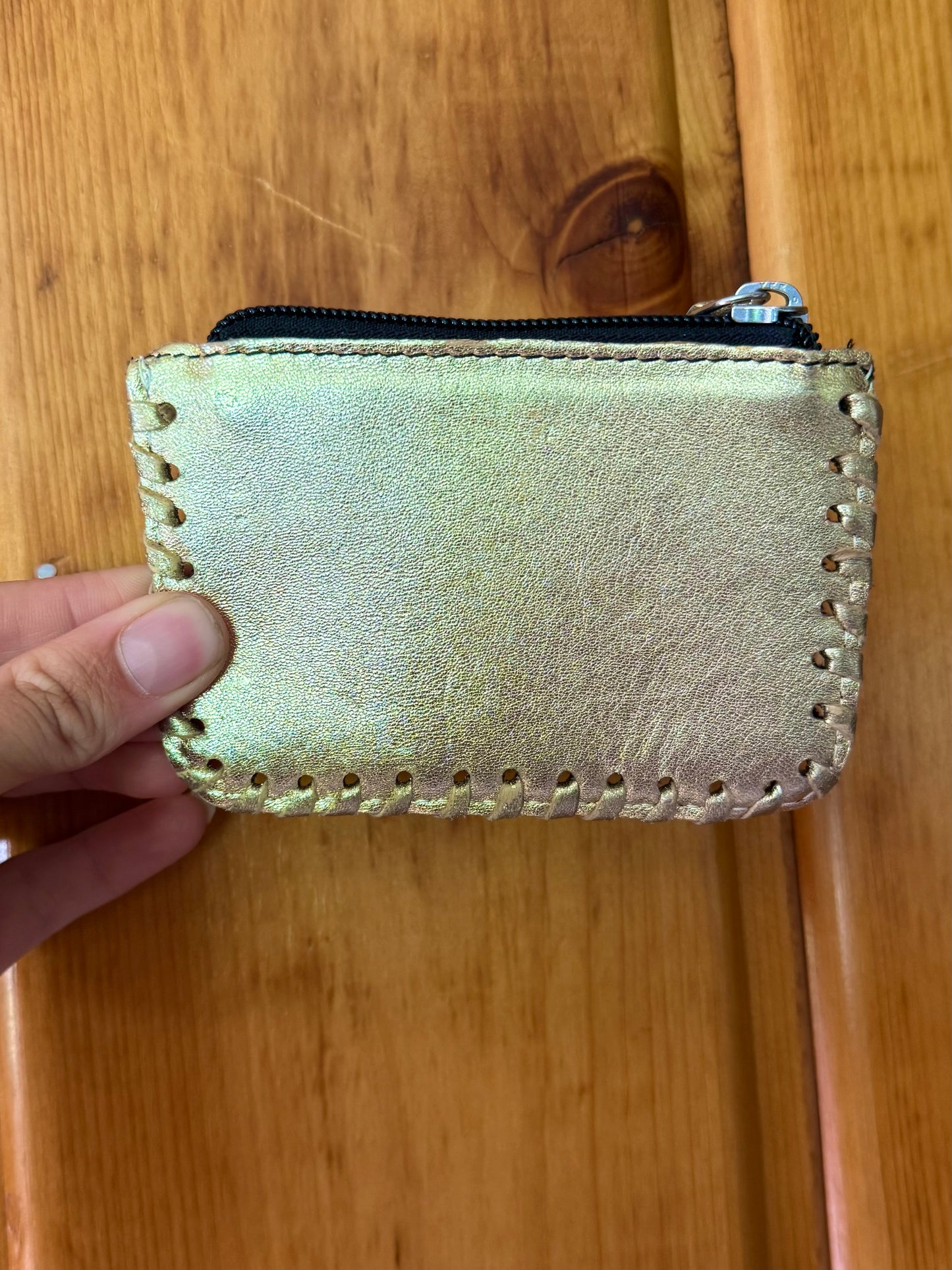 Metallic Gold Coin Purse