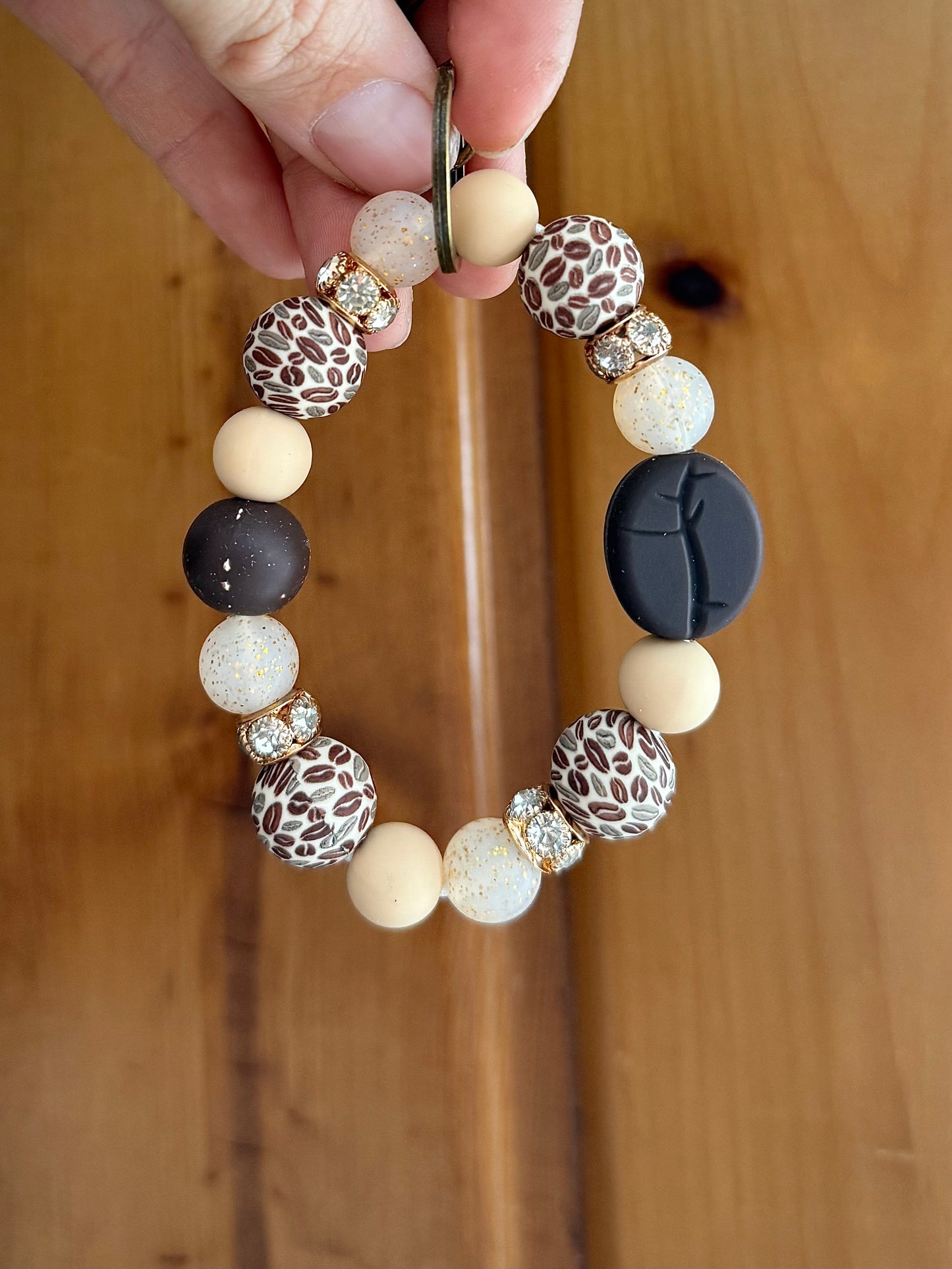 Coffee Bean Wristlet