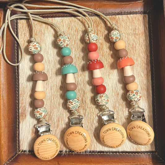 Mushroom Pacifier Holder